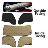 Kenworth T680, T880, W990 ZenEclipse Blackout Window Covers with We The People Flag