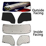 Kenworth ZenEclipse Blackout Window Covers with We The People Flag