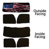 Peterbilt 535, 536, 537, 548, 567, 579, 589 ZenEclipse Smokey Flag Window Covers