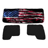 Kenworth ZenEclipse Blackout Window Covers with Smokey Flag