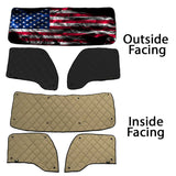 Kenworth ZenEclipse Blackout Window Covers with Smokey Flag