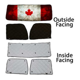 PB 365, 367, 384, 386, 388, 389, 379 (2005-07), 330, 335, 337, 348 (2006+) ZenEclipse Canada Flag Blackout Covers