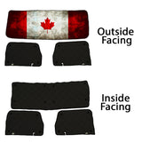 Peterbilt ZenEclipse Blackout Window Covers with Canada Flag