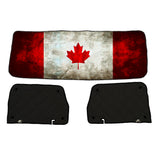 Peterbilt ZenEclipse Blackout Window Covers with Canada Flag