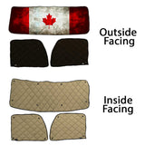 Peterbilt 535, 536, 537, 548, 567, 579, 589 ZenEclipse Canada Flag Window Covers