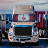 Peterbilt ZenEclipse Blackout Window Covers with Canada Flag