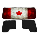 Kenworth ZenEclipse Blackout Window Covers with Canada Flag