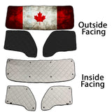 Kenworth ZenEclipse Blackout Window Covers with Canada Flag