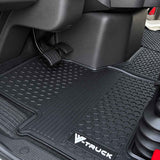 Volvo VNL 630 & 670 2004–2018 Black 5 Piece Rubber Floor Mat Set