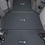 Volvo VNL 630 & 670 2004–2018 Black 5 Piece Rubber Floor Mat Set