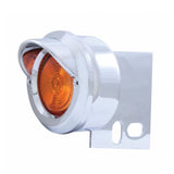 Amber Mud Flap Hanger End Light With Visor