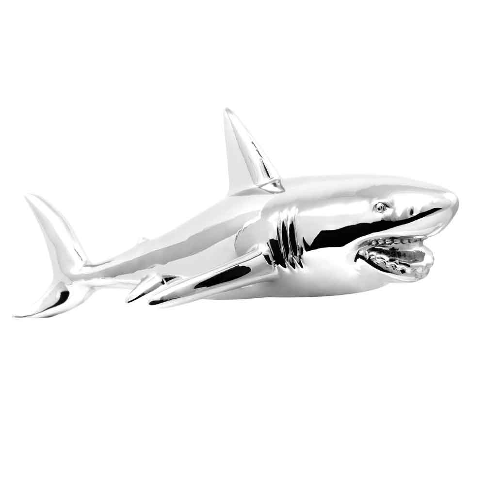 Bruce The Shark Chrome Hood Ornament