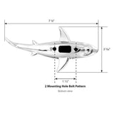 Bruce The Shark Chrome Hood Ornament