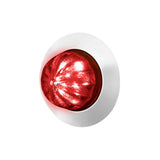 1-1/4" Dual 6 LED Watermelon Light with Stainless Steel Bezel