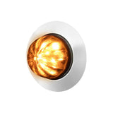 1-1/4" Dual 6 LED Watermelon Light with Stainless Steel Bezel