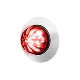 1-1/4" Dual 6 LED Watermelon Light with Stainless Steel Bezel
