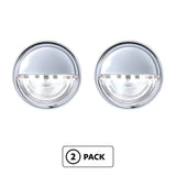 1-1/2" White 4 LED License Light - 2 Pack