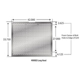 WS 4900EX Horizontal Rectangles Punched Grille