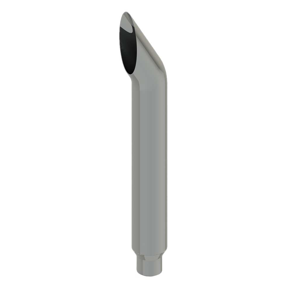 6"-5"D x 108"L Short 30 Top Chrome One-Piece Stack