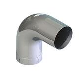 5" Dia. x 9"L x 5" Rad. 90&deg; Elbow Expanded End