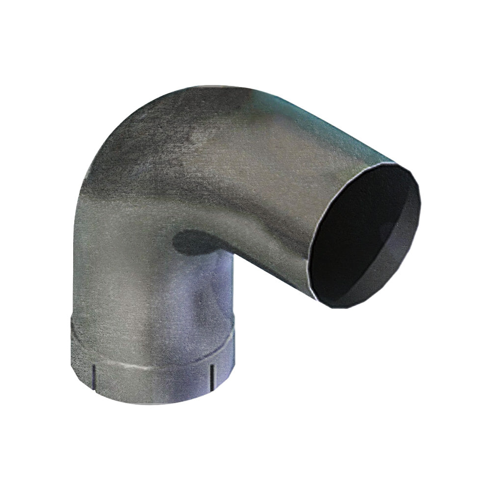5" Dia. x 9"L x 5" Rad. 90 Degree Carbon Steel Elbow Expanded End