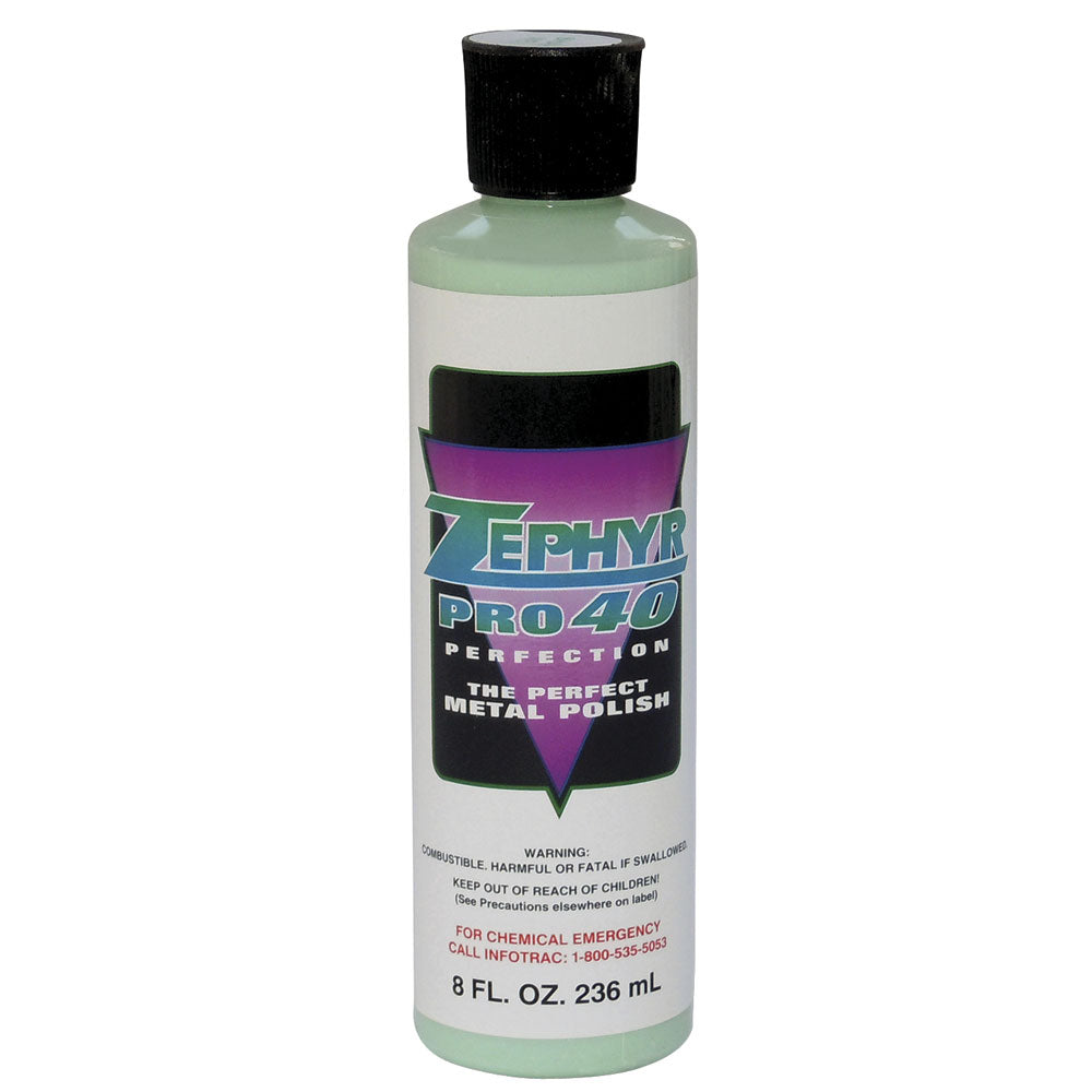 Zephyr PRO 40 Perfection Metal Polish 8 oz.