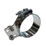 PB 359, 379 Chrome 8" Straight Bracket Clamp