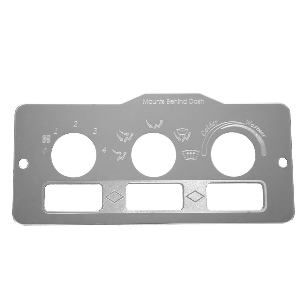 Peterbilt 1995-2005 AC/Heater Control Plate