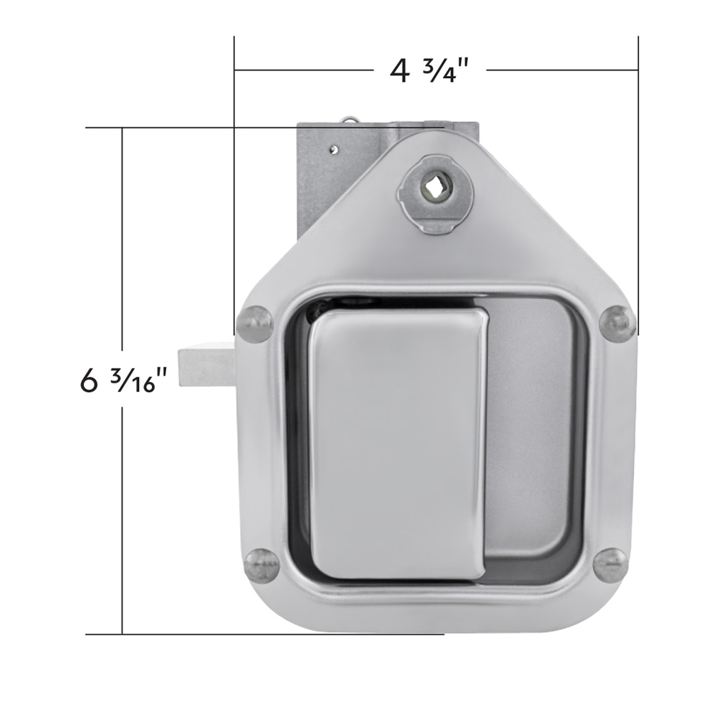 Kenworth T600, T660, T800, W900 Passenger Sleeper Storage Door Handle with Short Striker