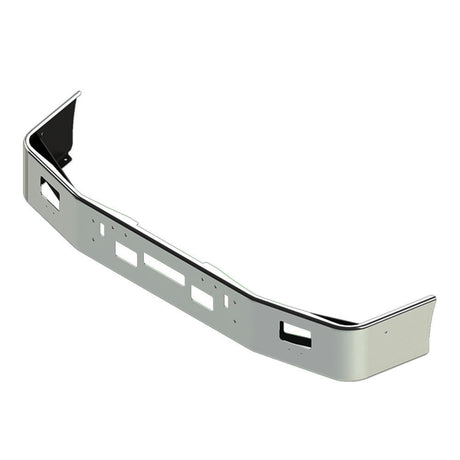 12" Chrome bumper for Freightliner FLD112, FLD120, close-up