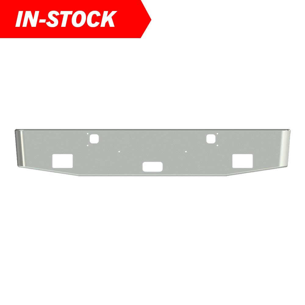 Kenworth W900L 16-Inch Tapered Chrome Bumper