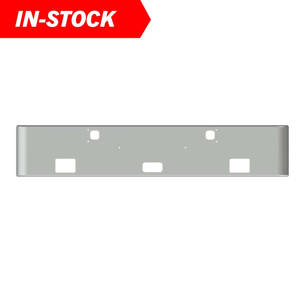 Kenworth W900L 18-Inch Texas Square Chrome Bumper
