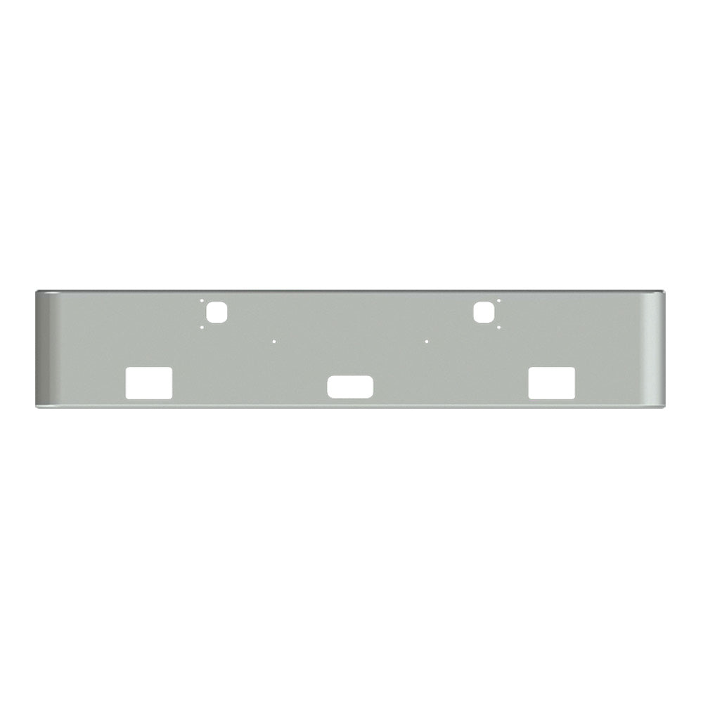 Kenworth W900L 18-Inch Texas Square Chrome Bumper