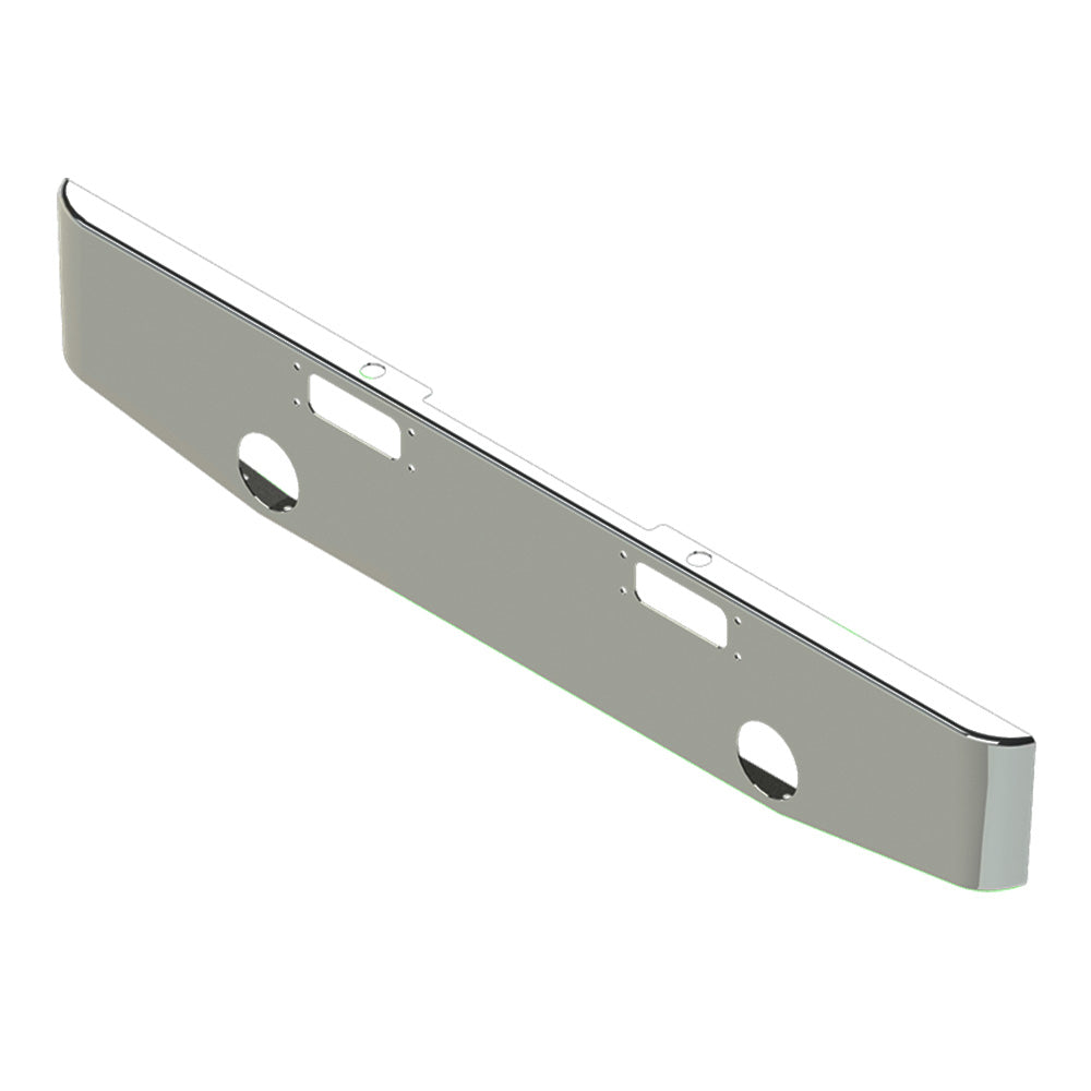 Peterbilt 359, 352 16" Tapered Chrome Bumper