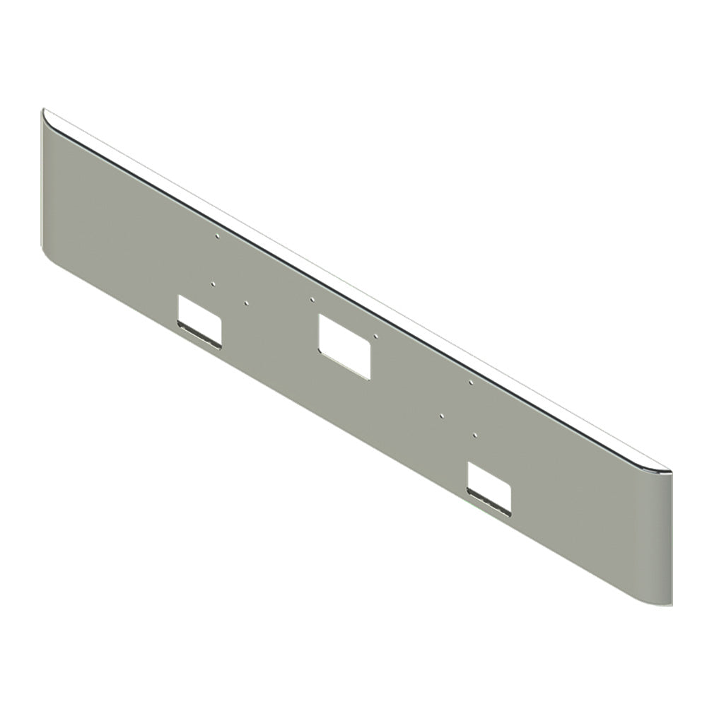 Peterbilt 378, 379 18" Texas Square Chrome Bumper