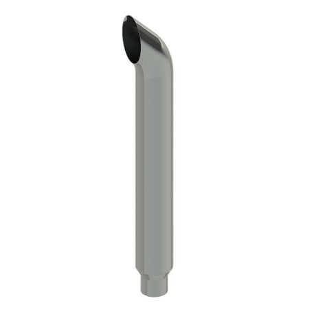 7"-5"D X 30"L west coast curve chrome one-piece stack