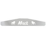 Chrome Mud Flap Weight 4" x 24" (EA) for Mack