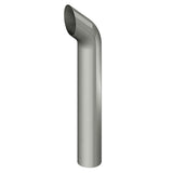 5" dia. x 72"L Chrome Curved Top Stack Exp. End