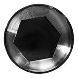 33mm Chrome Plastic Bullet Nut Cover - Push On