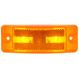 Amber Turtle Style Marker Light with Reflector