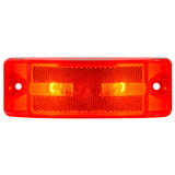 Red Turtle Style Marker Light with Reflector