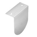 Chrome L Shape Mounting Bracket with Light Amber Glass Marker Light