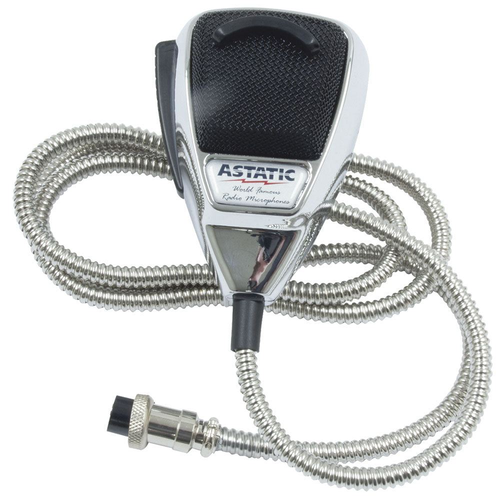 Astatic 636L Chrome CB Mic