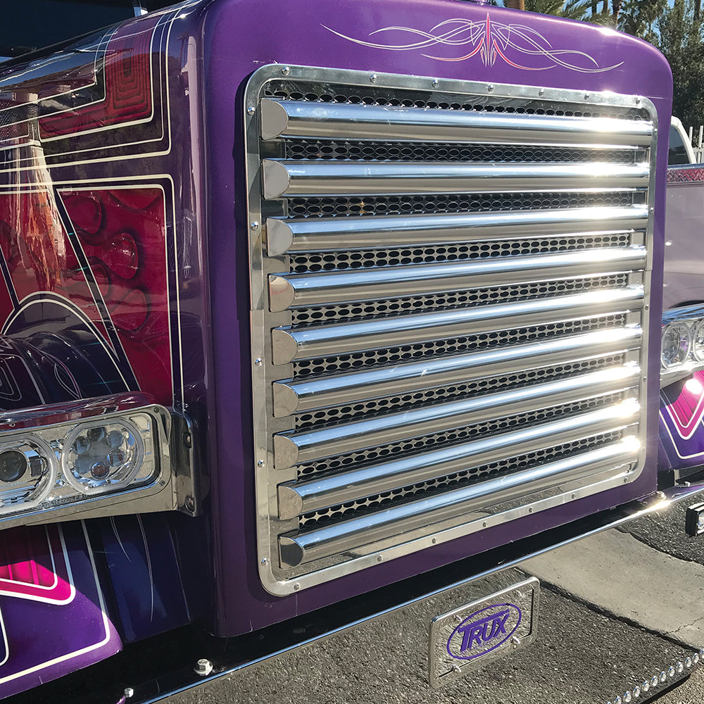 Peterbilt Exterior: Peterbilt 379 Extended Hood Oval Design Grill