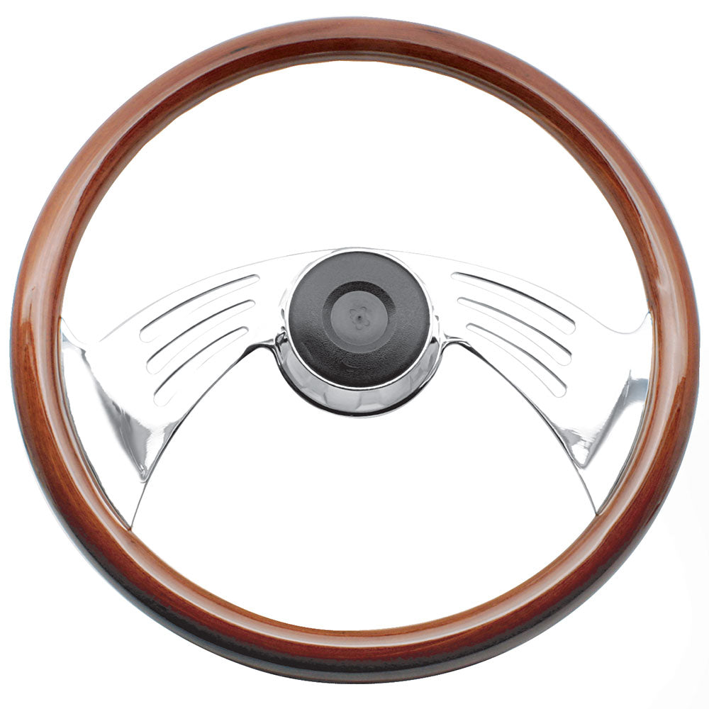 KW Two-Spoke Wing Rosewood Steering Wheel