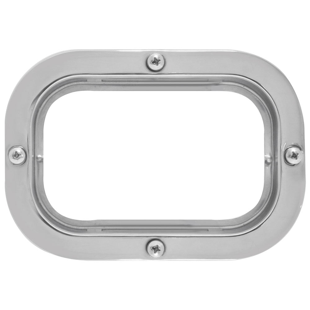 Stainless Steel Rectangle Flange Mount Rim