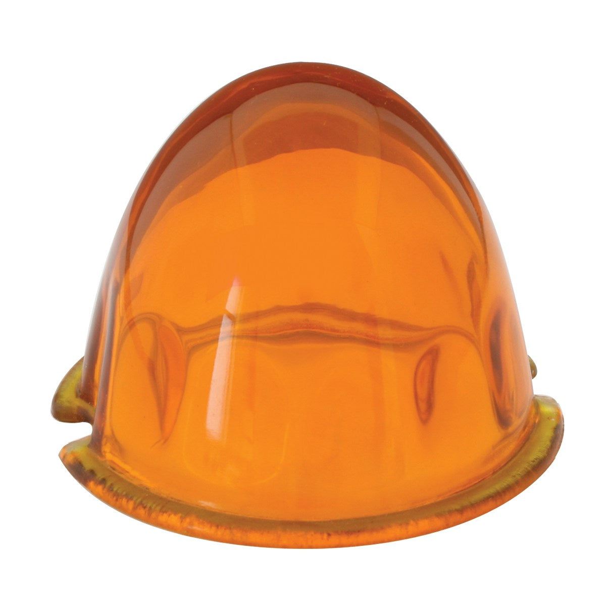 Chrome L Shape Mounting Bracket with Light Amber Glass Marker Light