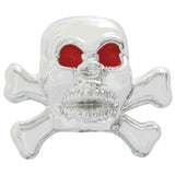 Chrome Skull Valve Caps (4 PK)