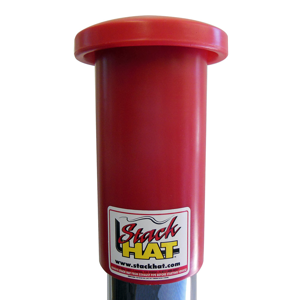 5" Stack Hat Red