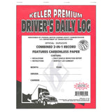 2-in-1 Driver's Daily Log Book w/DVIR (Carbonless)